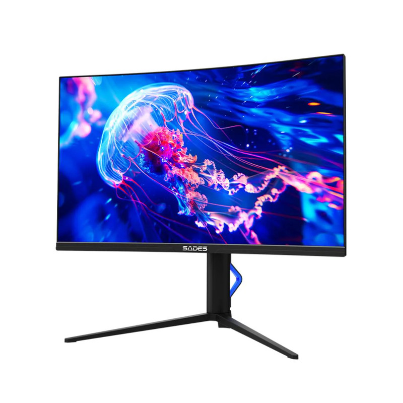 Sades SA-HC03F27B 27" 280Hz Curved Gaming Monitor - Black - شاشة